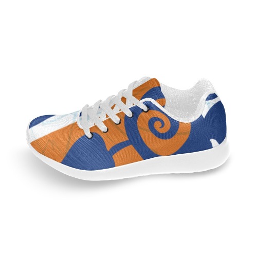 Orange Blue Athletic Sneakers Men’s Running Shoes (Model 020)