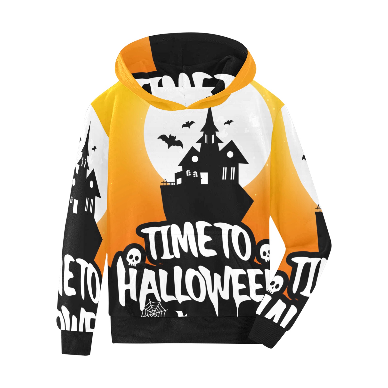 Kids Happy Halloween Kids' All Over Print Hoodie (Model H38)