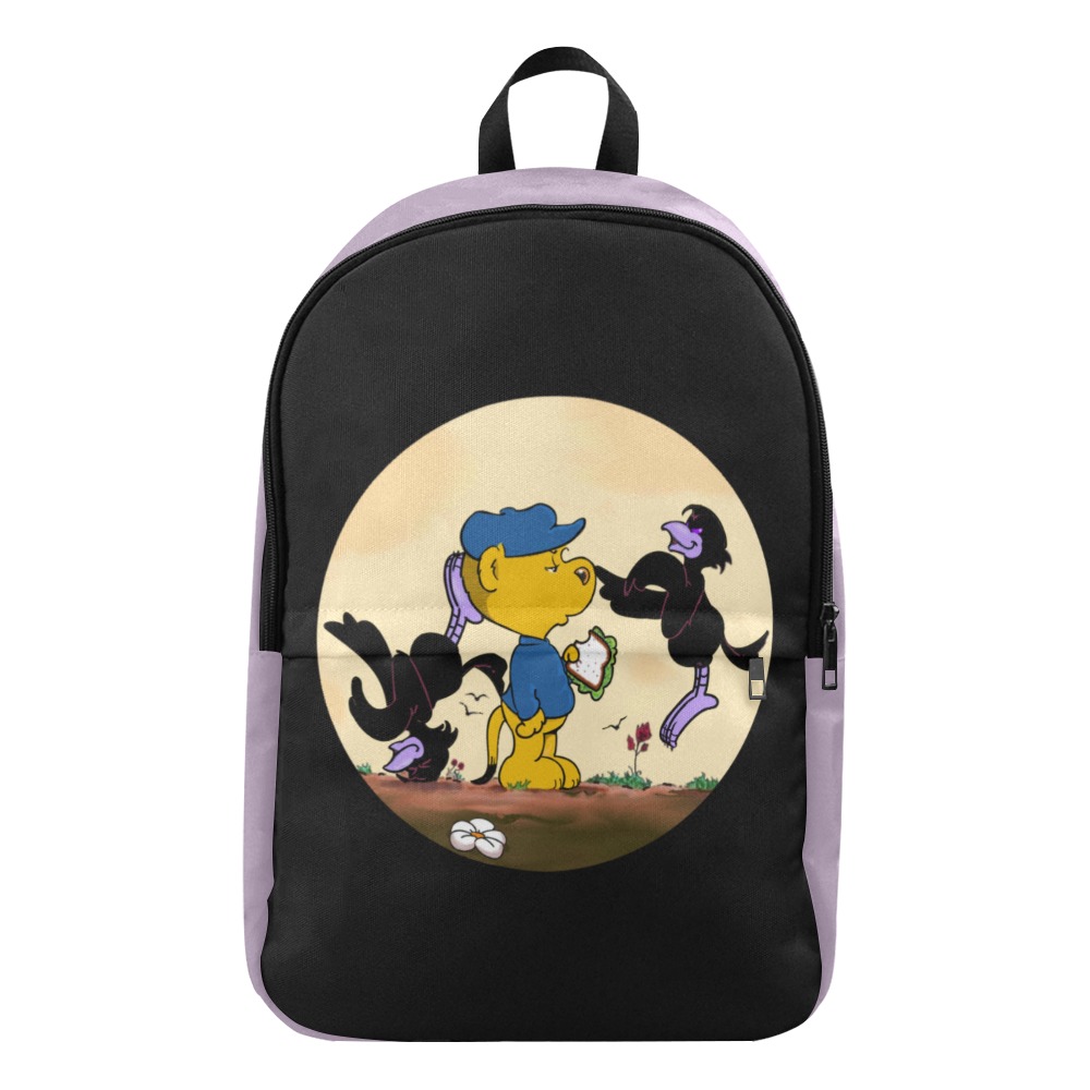 Ferald and The Pesky Crows Fabric Backpack for Adult (Model 1659)