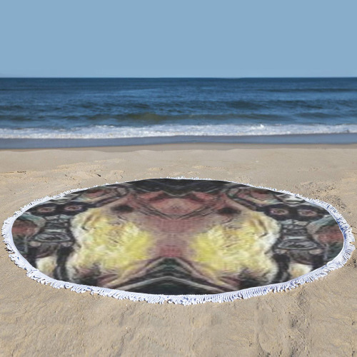 lolipihmjki888 Circular Beach Shawl Towel 59"x 59"