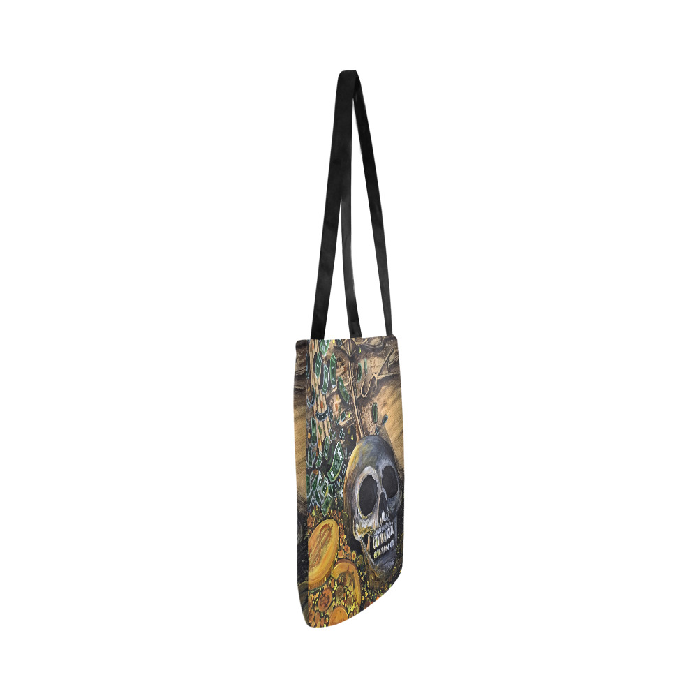 Time Is Money Reusable Shopping Bag Model 1660 (Two sides)