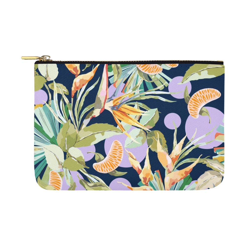 Orange in the palms jungle 105 Carry-All Pouch 12.5''x8.5''