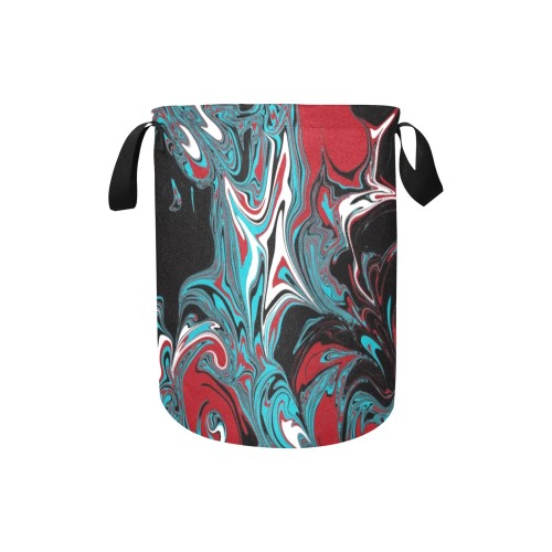 Dark Wave of Colors Laundry Bag (Small)