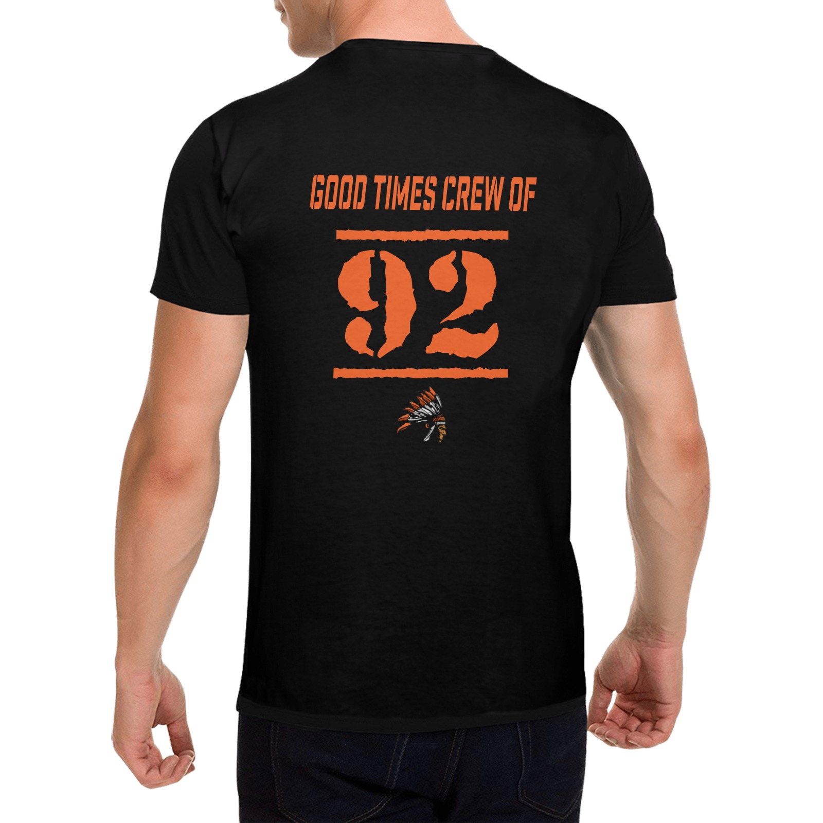 92 Shirt Men's T-Shirt in USA Size (Two Sides Printing)