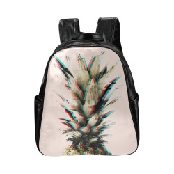 Modern Pineapple Multi-Pockets Backpack (Model 1636)