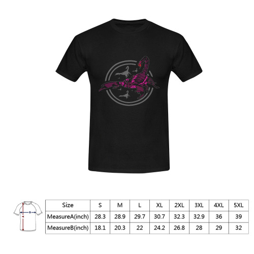 Pink Scorpion Men's T-Shirt in USA Size (Front Printing Only)