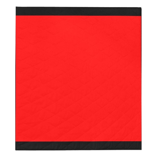 Merry Christmas Red Solid Color Quilt 70"x80"
