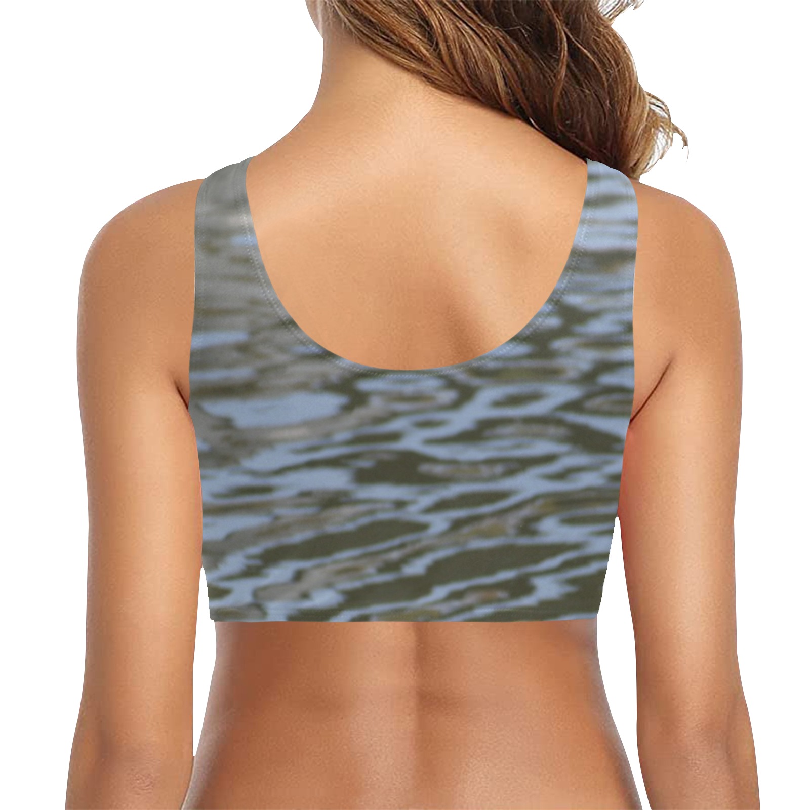 A Thirsty Duck Chest Bowknot Bikini Top (Model S33)