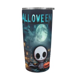 Happy Hello Ween 20oz Insulated Stainless Steel Mobile Tumbler