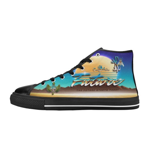 FUTURE Collectable Fly Women's Classic High Top Canvas Shoes (Model 017)