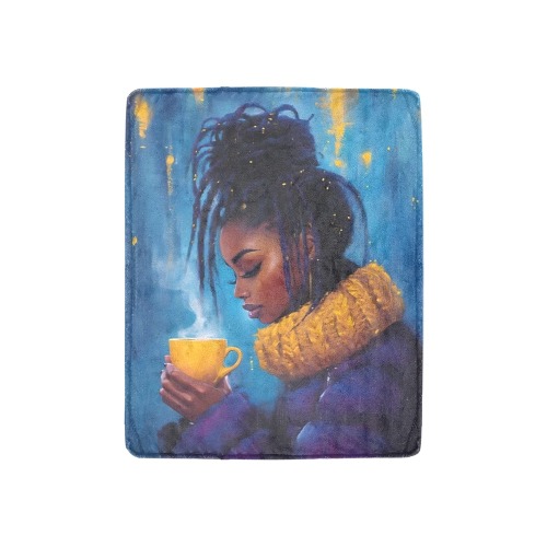 Coffee Break Blanket Ultra-Soft Micro Fleece Blanket 30''x40''