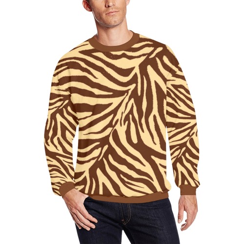 zebra 2 retro animal print in brown and cream