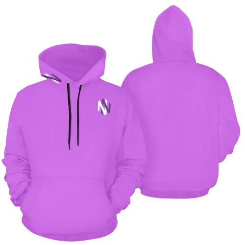 Purple Sig Hoodie Women All Over Print Hoodie for Women (USA Size) (Model H13)