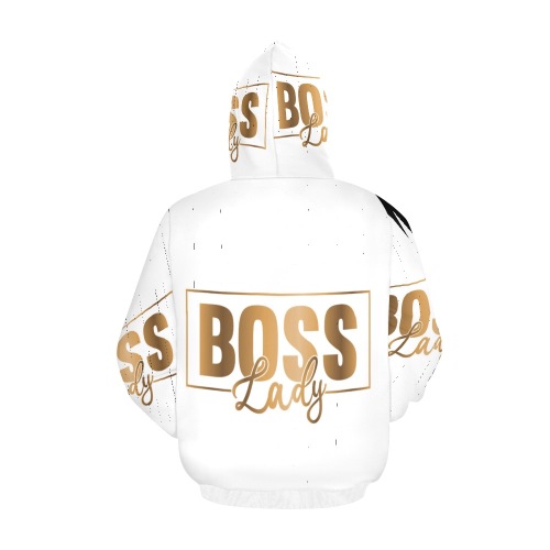 Boss lady All Over Print Hoodie for Men (USA Size) (Model H13)