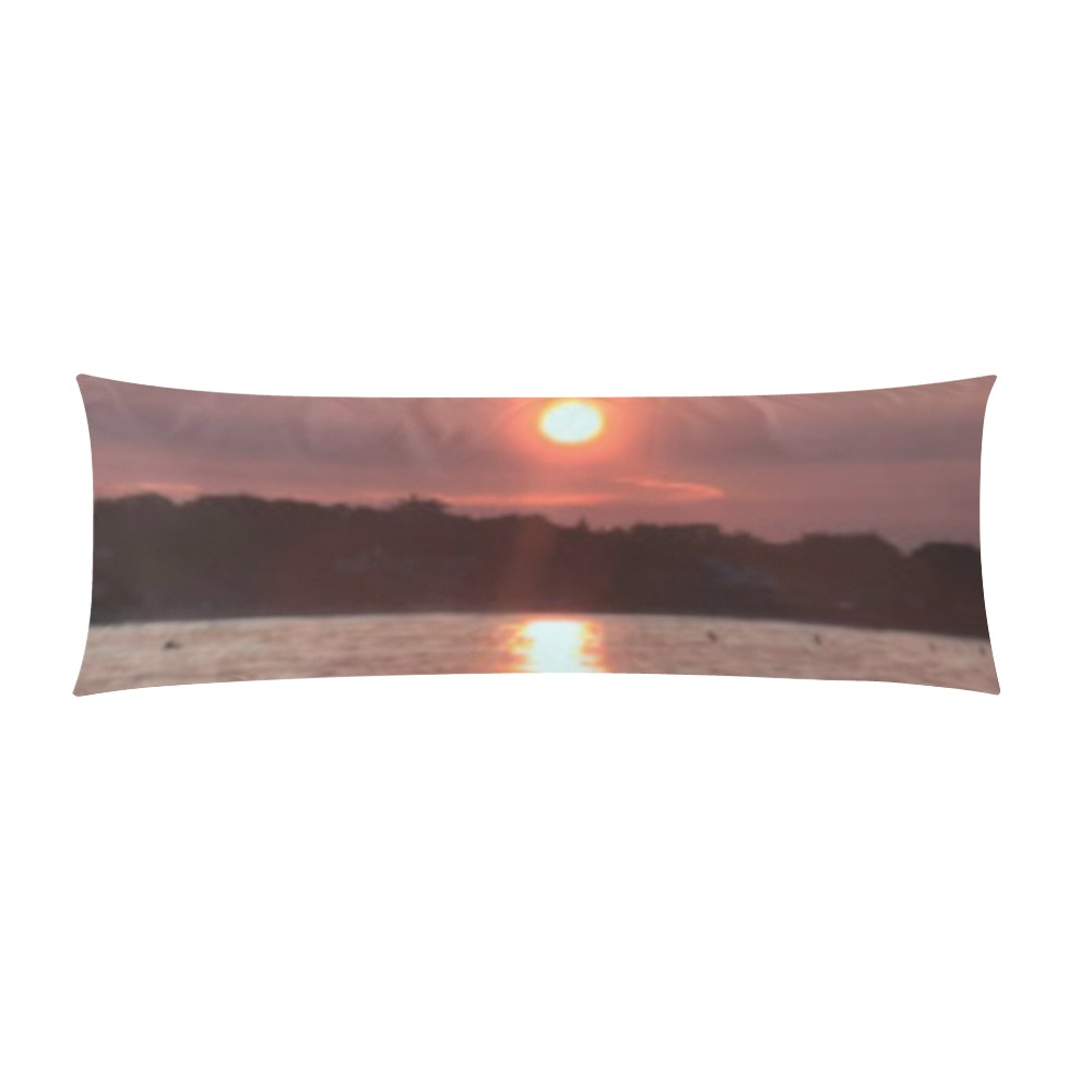 Glazed Sunset Collection Custom Zippered Pillow Case 21"x60"(Two Sides)