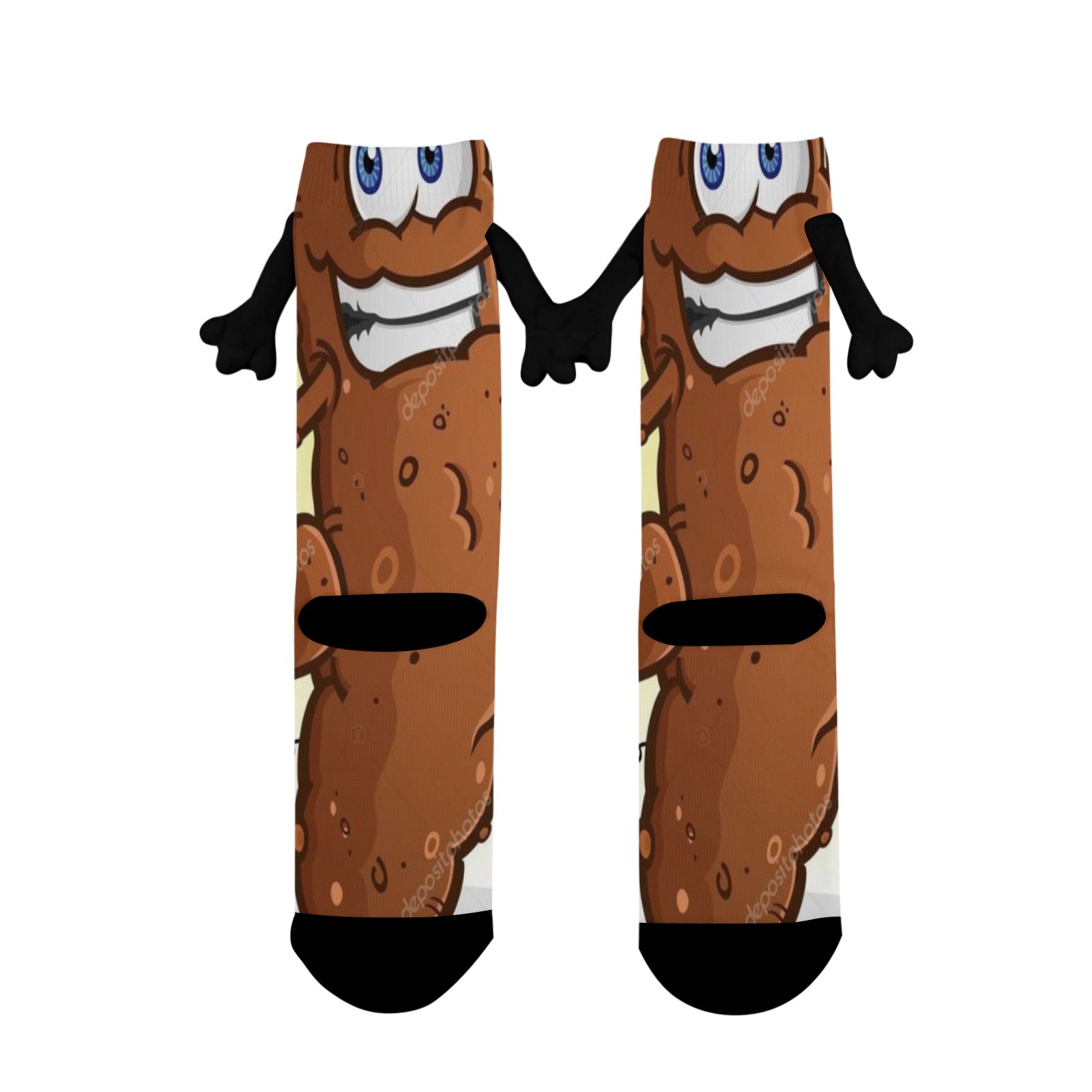 shit socks Holding Hands Socks for Women