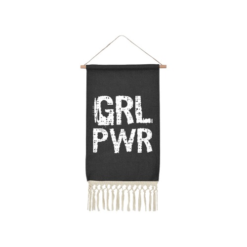 GRL PWR - Girl Power stunning white text.