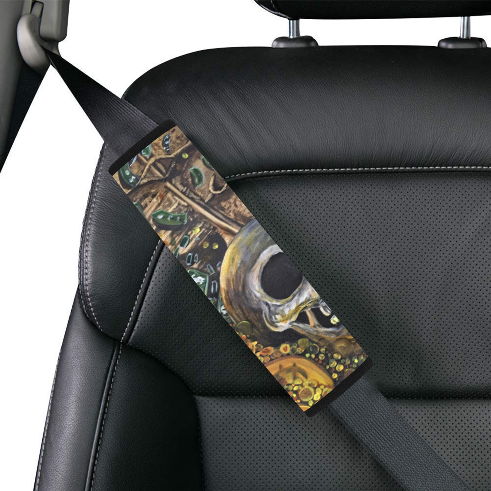 Time Is Money Car Seat Belt Cover 7''x10''