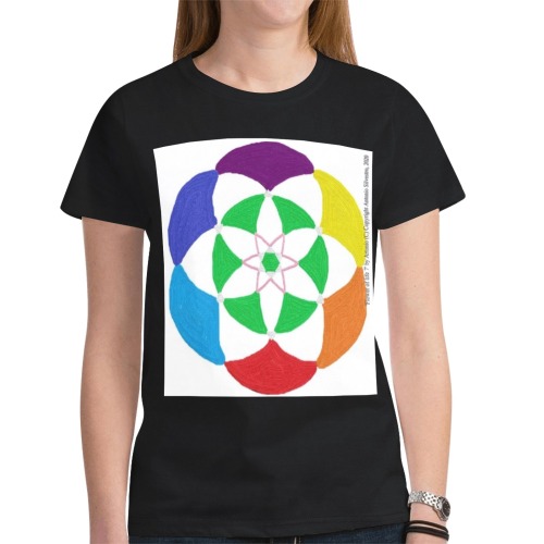 Flower of life New All Over Print T-shirt for Women (Model T45)