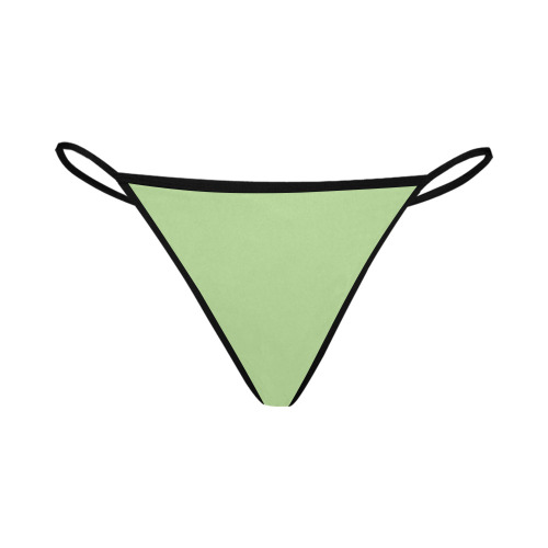 GREEN Women's All Over Print G-String Panties (Model L35)