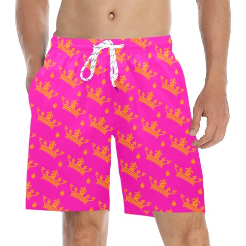 YAAASSS QUEEN Beach Shorts Men's Mid-Length Beach Shorts (Model L51)