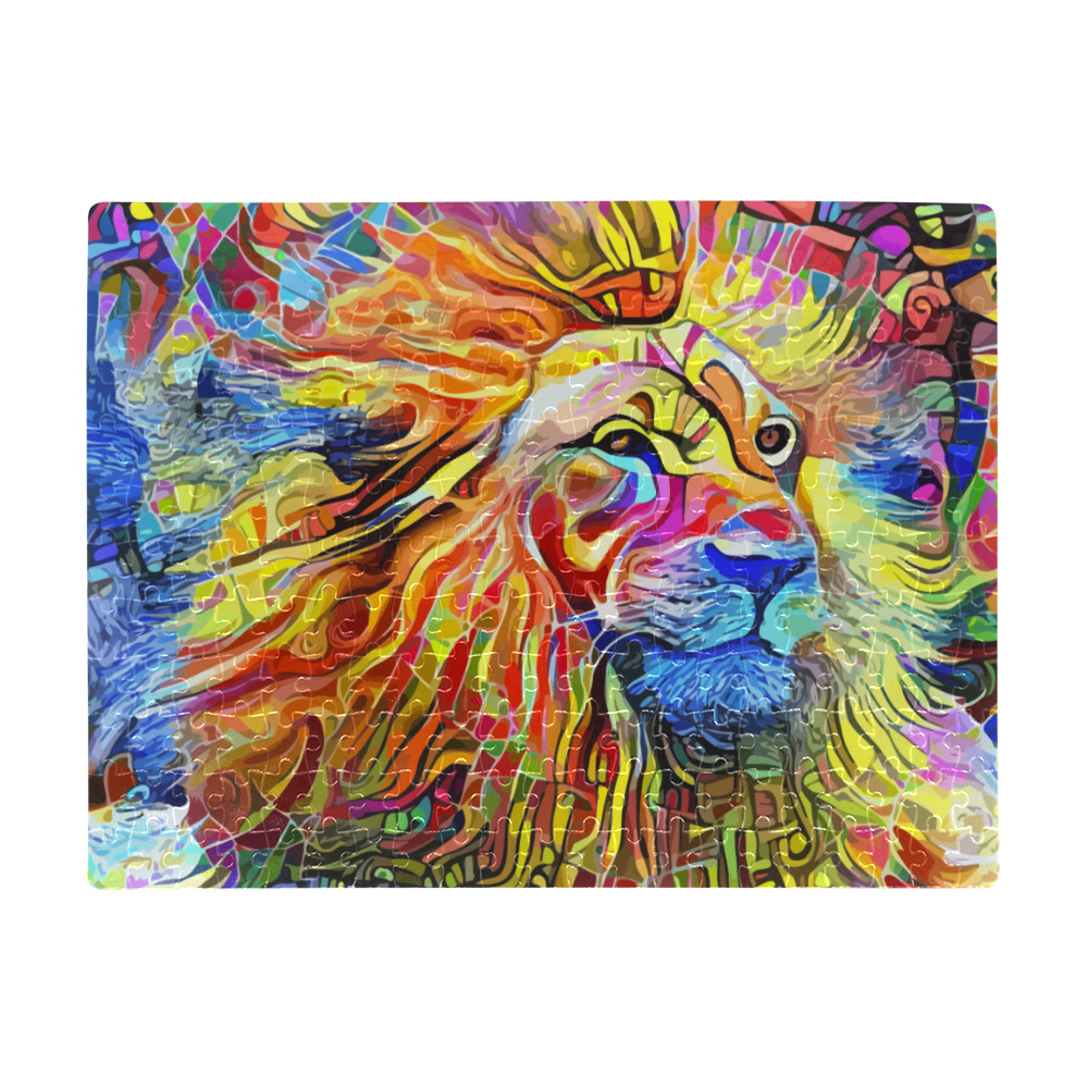 Bold as a Lion A3 Size Jigsaw Puzzle (Set of 252 Pieces)