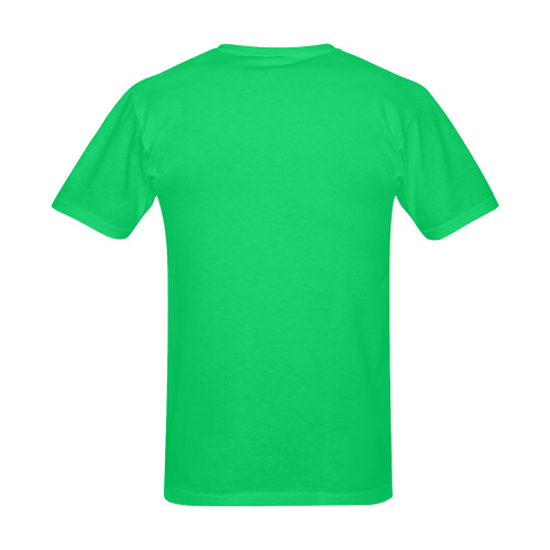 SUNNY MEN'S T-SHIRT GREEN-BLUE Sunny Men's T- shirt (Model T06)