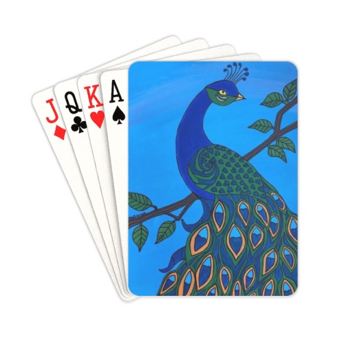 Peacock 2021 Playing Cards 2.5"x3.5"