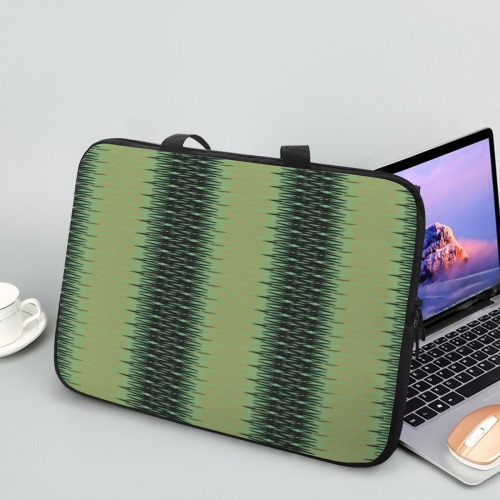 boho striped black beige