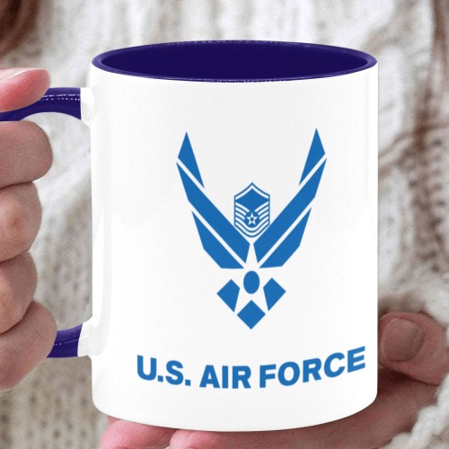 Master Sergeant Offutt Air Force Base Custom Inner Color Mug (11oz)
