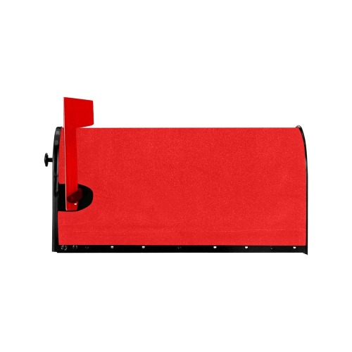 Merry Christmas Red Solid Color Mailbox Cover