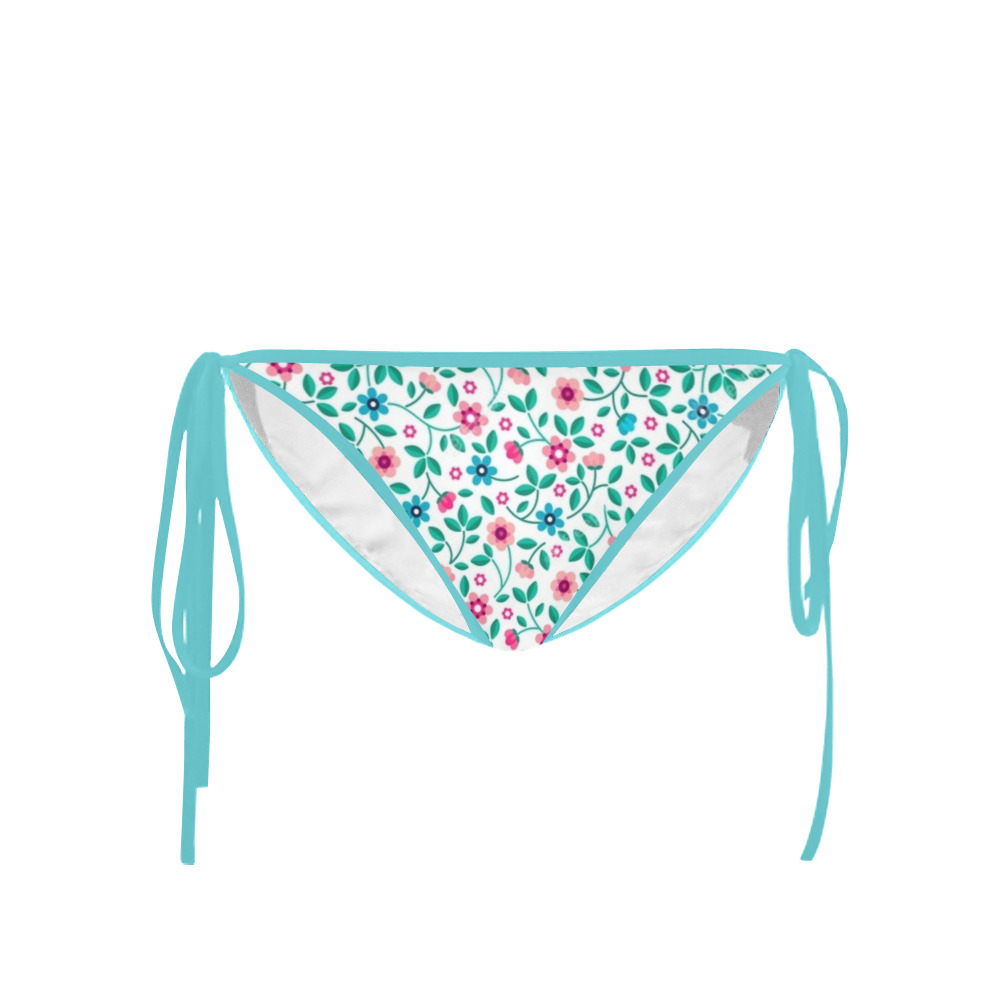 FLORAL Custom Bikini Swimsuit Bottom