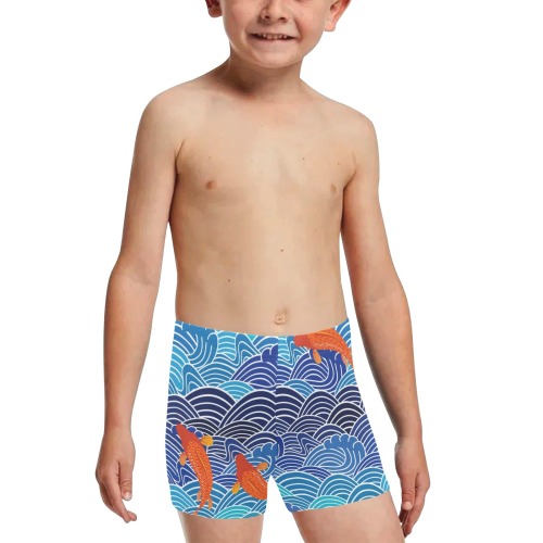 Goldfish Little Boys' Swimming Trunks (Model L57)