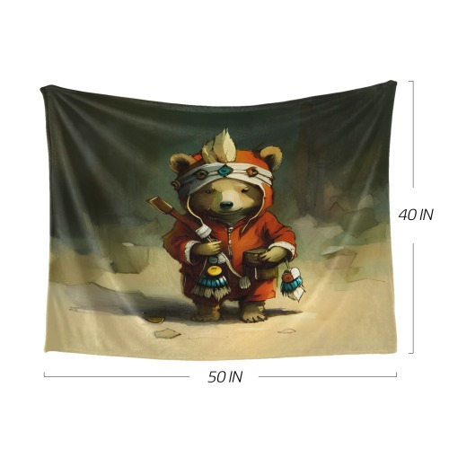 Little Bears 1 Ultra-Soft Micro Fleece Blanket 50"x40"
