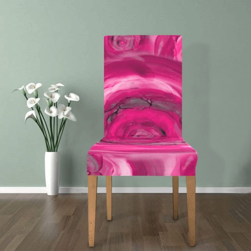 roses 21 Removable Dining Chair Cover