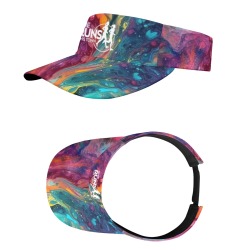 Rainbow Run Visor All Over Print Sports Visor