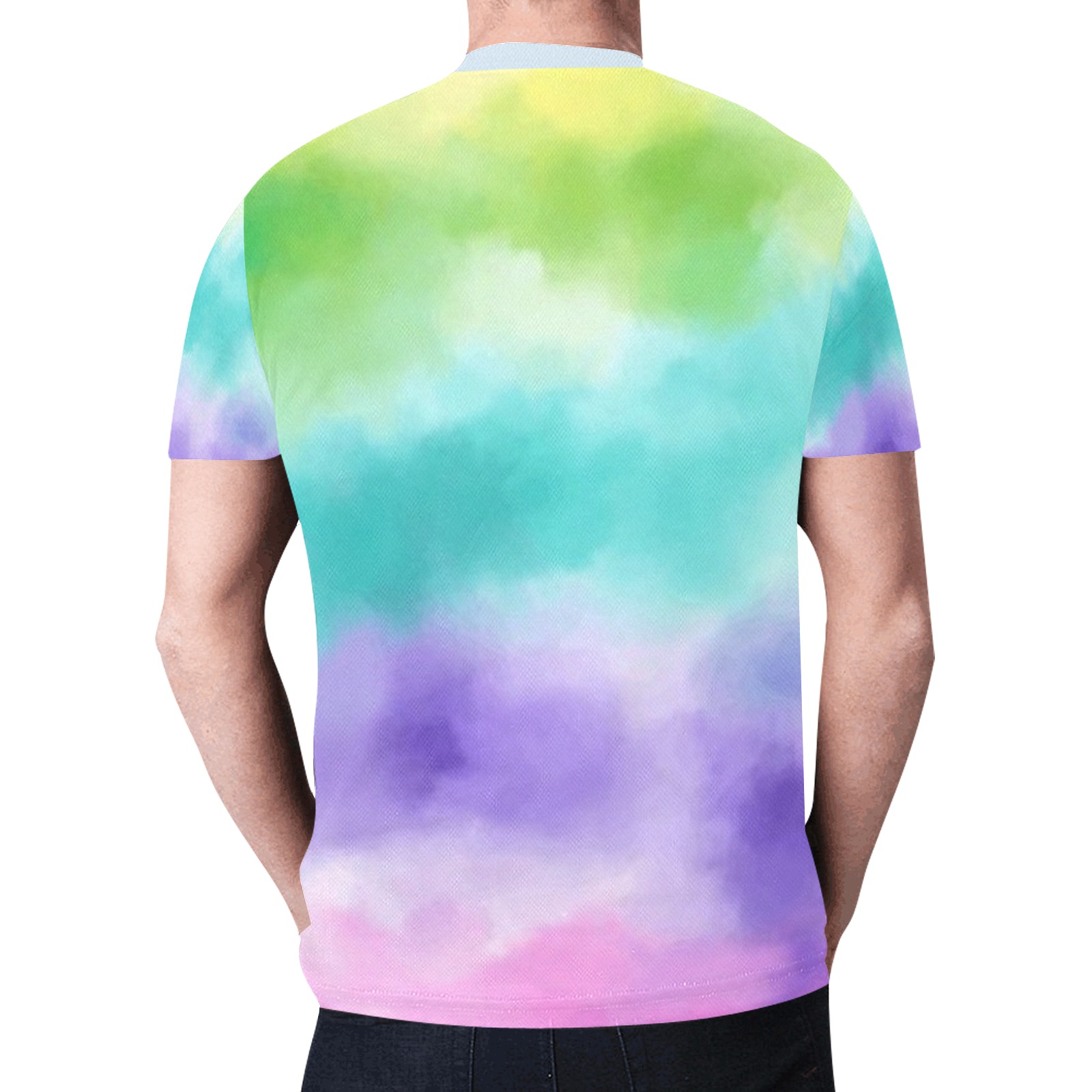 camiseta hombre diseño manchado New All Over Print T-shirt for Men (Model T45)