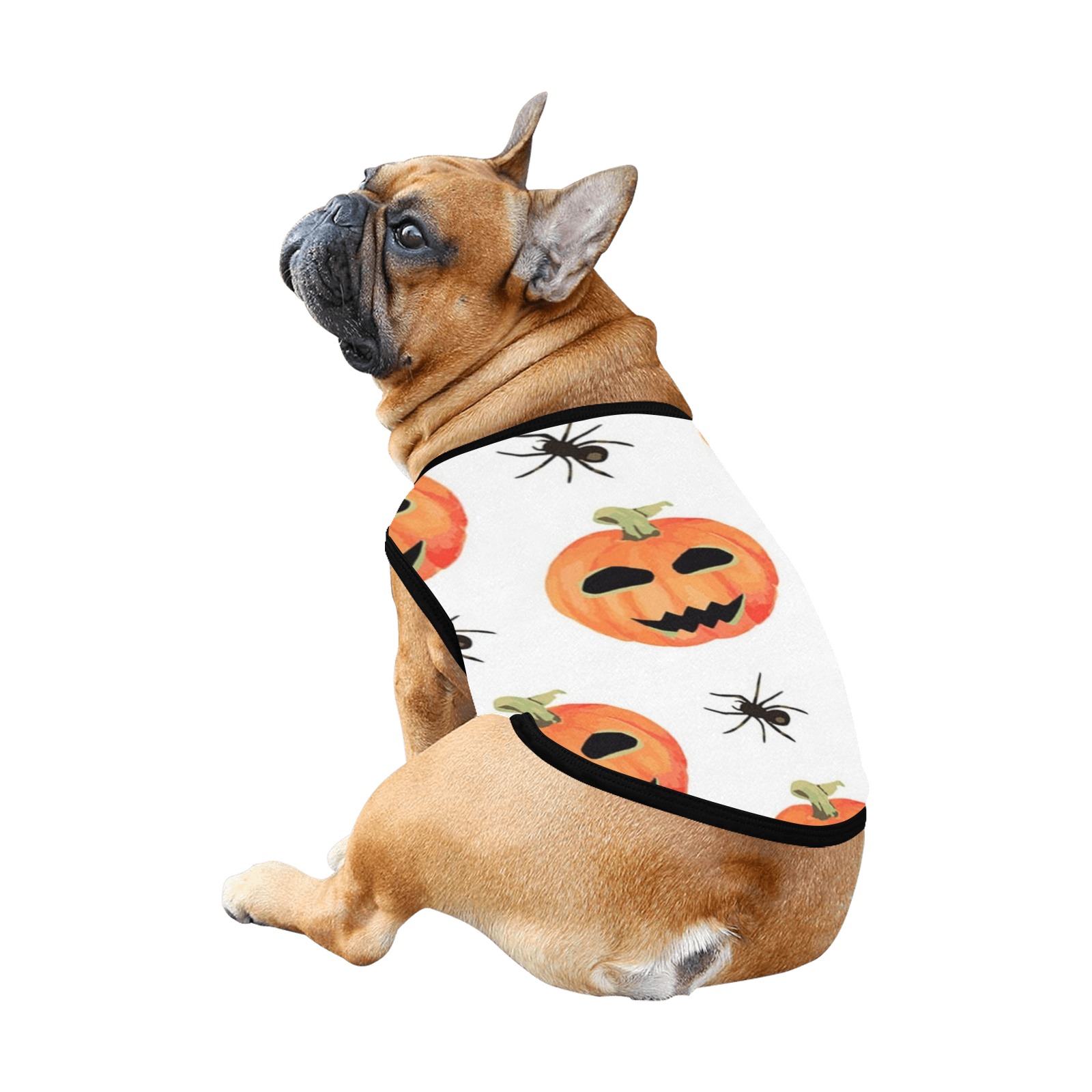 Pumpkins and Spiders All Over Print Pet Tank Top