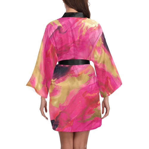warm Long Sleeve Kimono Robe