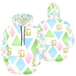 Powerpuff Angles All Over Print Hoodie for Men (USA Size) (Model H13)