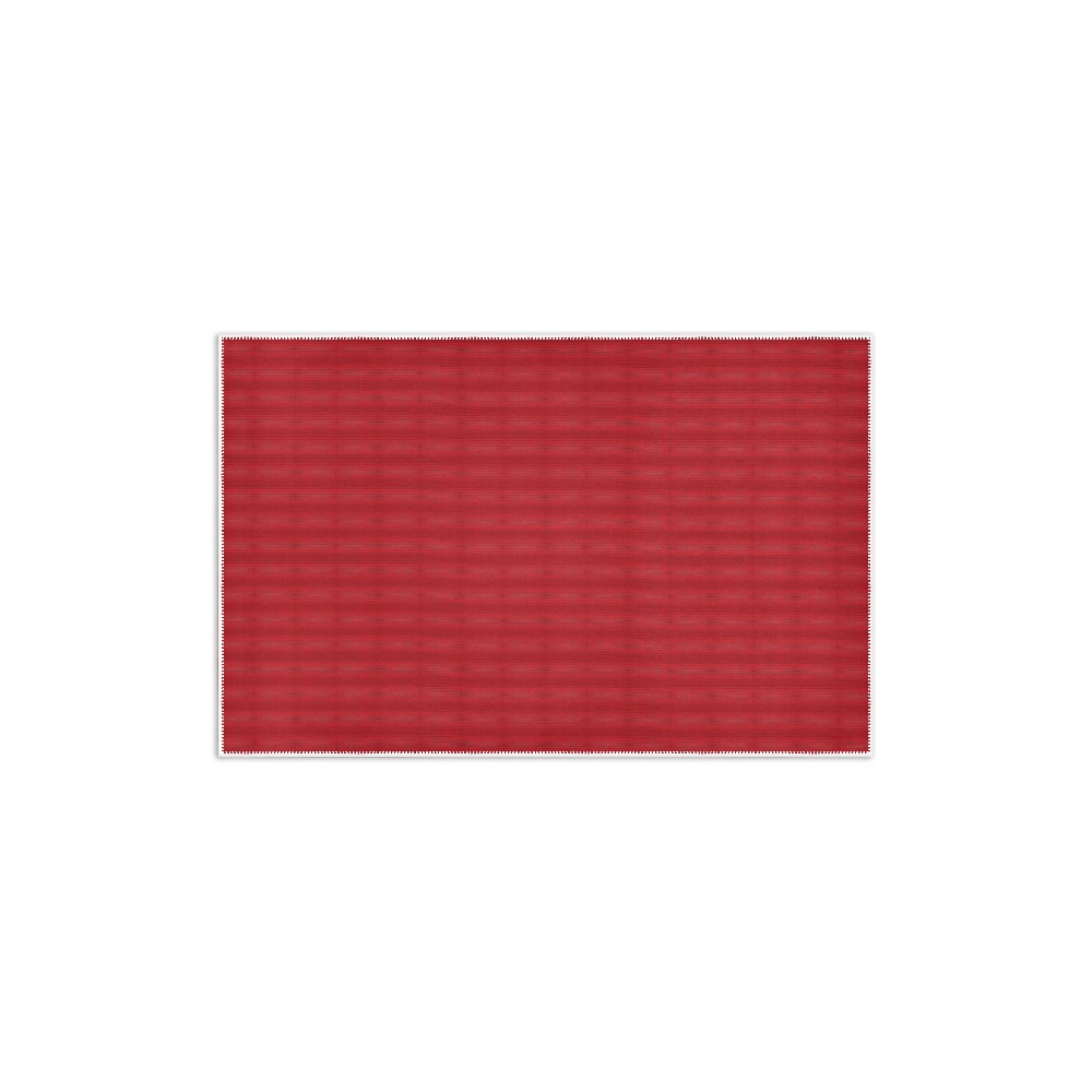 red repeating pattern Area Rug 2'7"x 1'8‘’