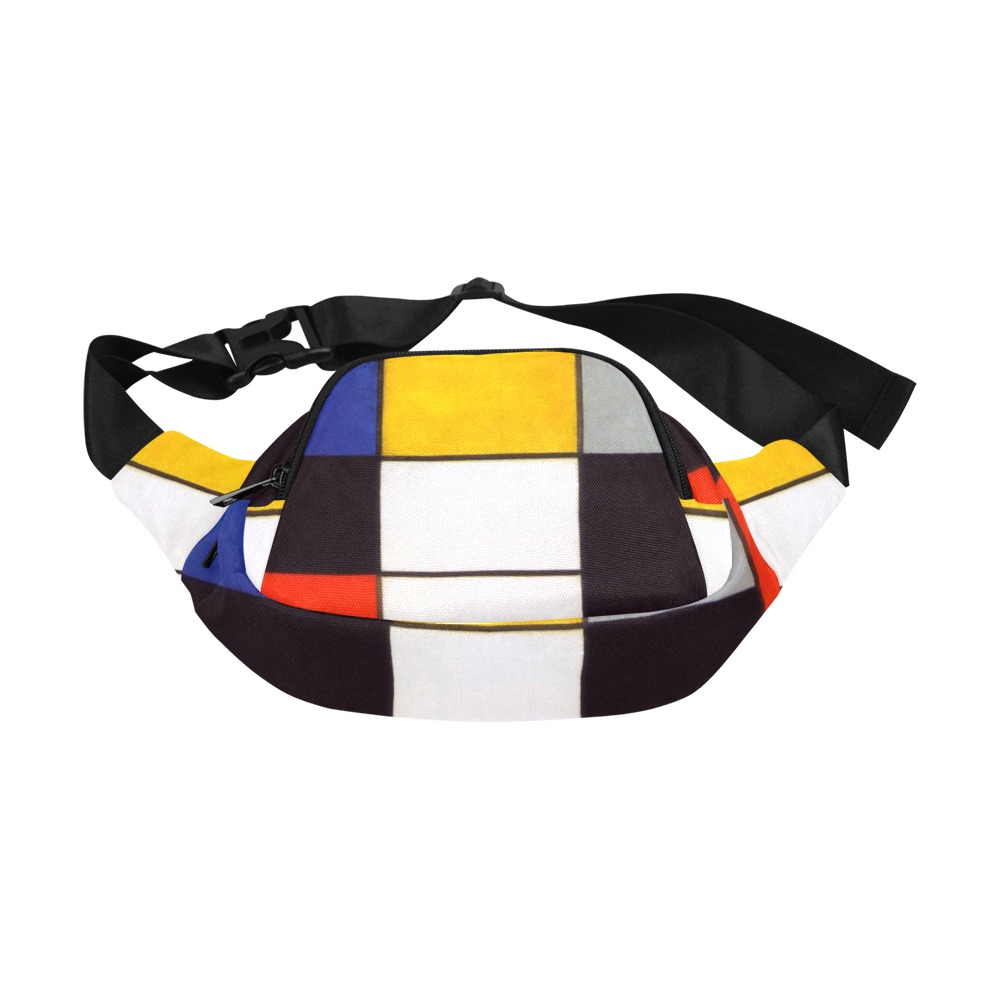Composition A by Piet Mondrian Fanny Pack/Small (Model 1677)