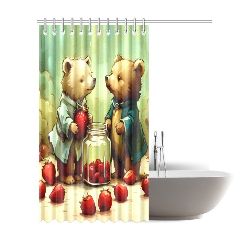 Little Bears 8 Shower Curtain 72"x84"