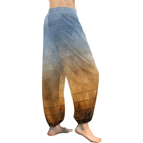 mosaic triangle 20 Women's All Over Print Harem Pants (Model L18)