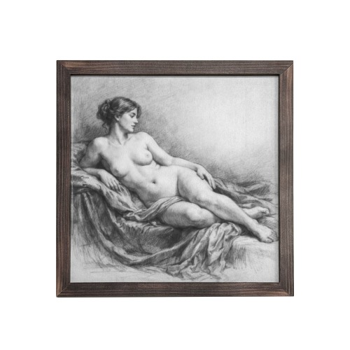 Classical Reclining Nude Sketch