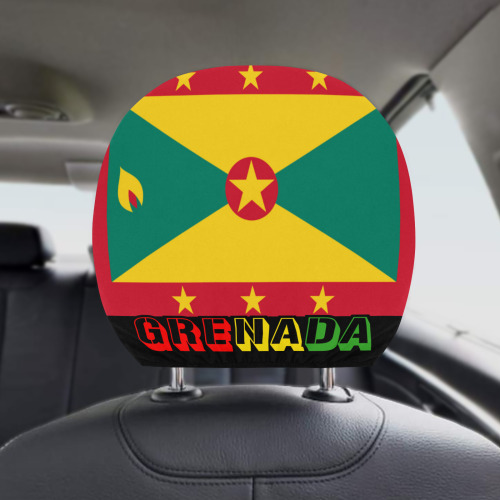 manusartgnd Car Headrest Cover (2pcs)