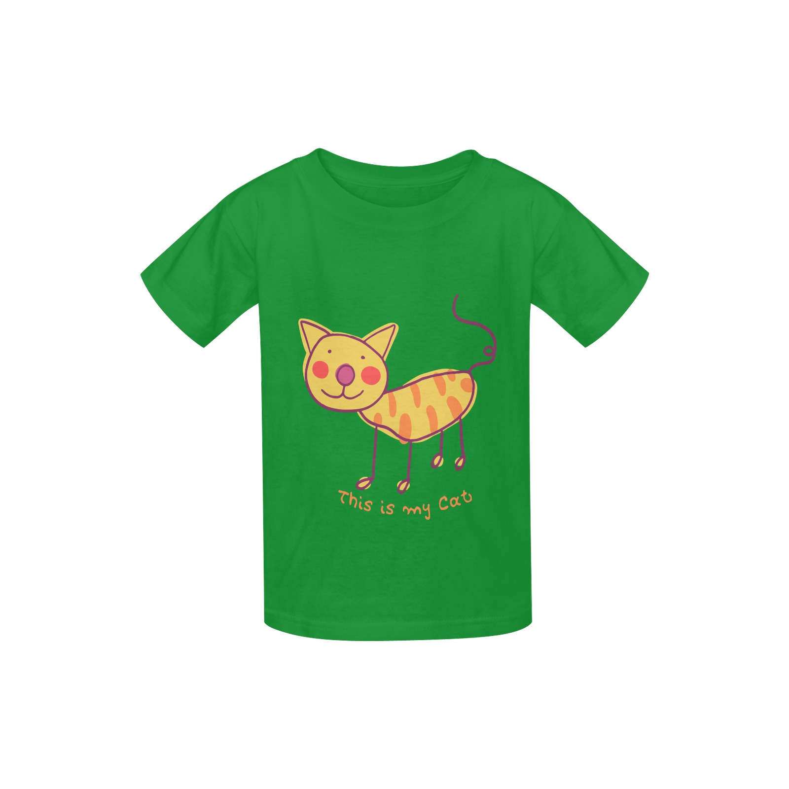 This is my Cat Kid's  Classic T-shirt (Model T22)
