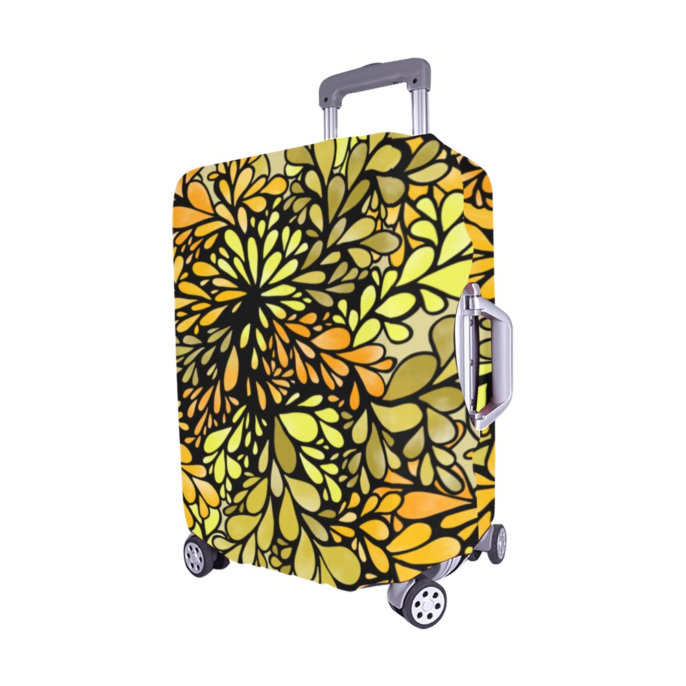 Citrus Splash - Large Graphic Luggage Cover/Medium 22"-25"