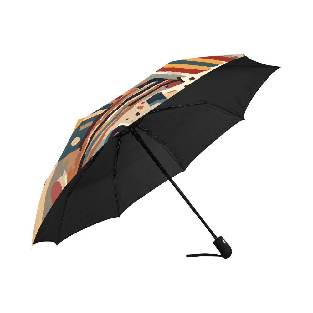 Shapeless pattern. Elegant fantasy abstract art. Anti-UV Auto-Foldable Umbrella (U09)