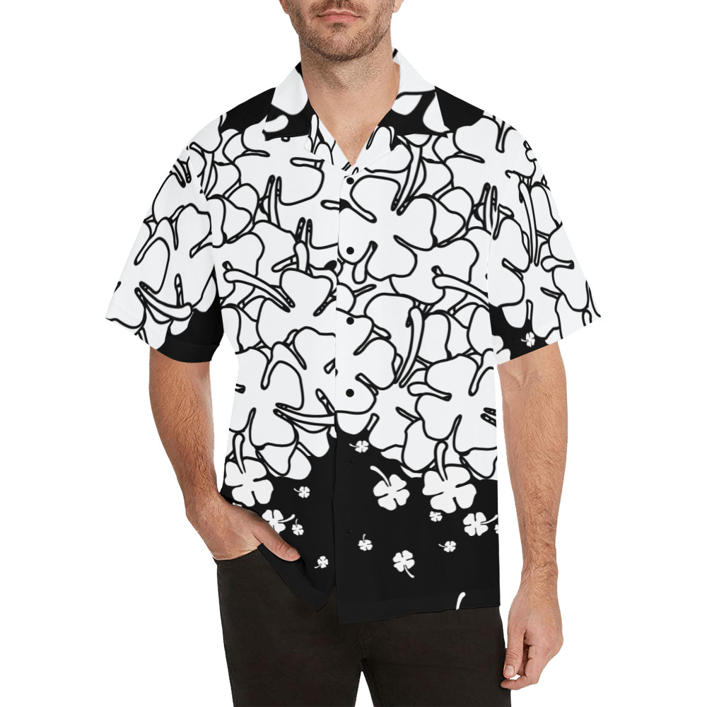 Clover Heart Hawaiian Shirt (Model T58)